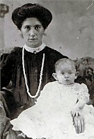 Rosina Kueven Mayer with son Louis